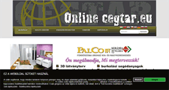 Desktop Screenshot of onlinecegtar.eu